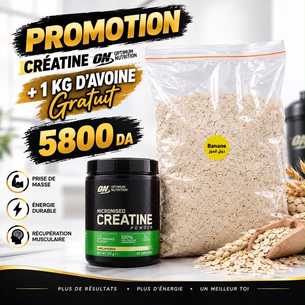 Créatine on +1kg chofan